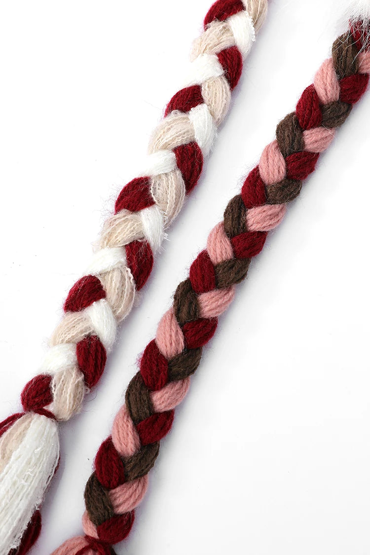 2025 Winter New Arrivals Multi Color Pom Pom Plush Tassel Beanie For Women