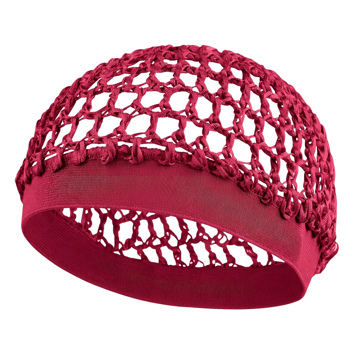 Women's Elastic Breathable Mesh Cap Soft Reusable Hair Protection Sleep Accessory Christmas Decor Gift Idea