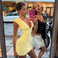 Zip Trim Deep V Neck Sleeveless Mini Bandage Dress Club Wear Sexy Birthday Dress for Woman 2026
