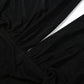 Backless Dress Women Irregular Halter Sexy Deep V-Neck Ruched Elegant Midnight Party Peach Hip 2026 Summer Bodycon