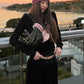 Butterfly Print 2-Piece Set Women Zip Hooded Full Sleeve Crop Tops+Drawstring Elastic Waist Pants Autumn Trend Suits