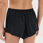 Women Sexy Lace Trim Sleep Shorts Elastic Waist Satin Pajama Shorts with Floral Lace Panel for Daily Casual Loungewear