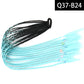 Synthetic Colored Braided Ponytail Hair Extension Rainbow Color Braids Pony Tail With Elastic Band Girl's Pigtail