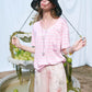 Women's Minimal Striped T‑Shirt with Embroidered Cat Pocket Detail, Short Sleeve Regular Tee for Summer, Soft Daily Wear