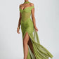 Off-shoulder Backless Sexy Maxi Dress Women Gown Halter Sleeveless Backless Thigh High Split Club Party Long Dress