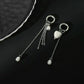 Elegant Long Tassel Drop Earrings Vintage Charm Bridal Wedding Jewelry for Women Trendy Aesthetic Gift