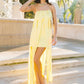 Women Sexy Sleeveless Spaghetti Strap Tassel Mini Dress with Flowing Ribbons Casual Loose Square Neck Party Club Dress