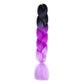 24 Inch Jumbo Braids Extensions Synthetic Braiding Hair Afro Ombre Color kanekalon Hair for Children Braid