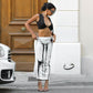 3D Body Print High Waist Long Skirts for Woman Bottoms 2023 Street Fashion Sexy Autumn Skirt