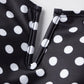 Polka Dot Swimsuit Strapless V Neck Ruffle Trim Tummy Control Bathing Suit for Women Beachwear Summer Vacation PoolParty