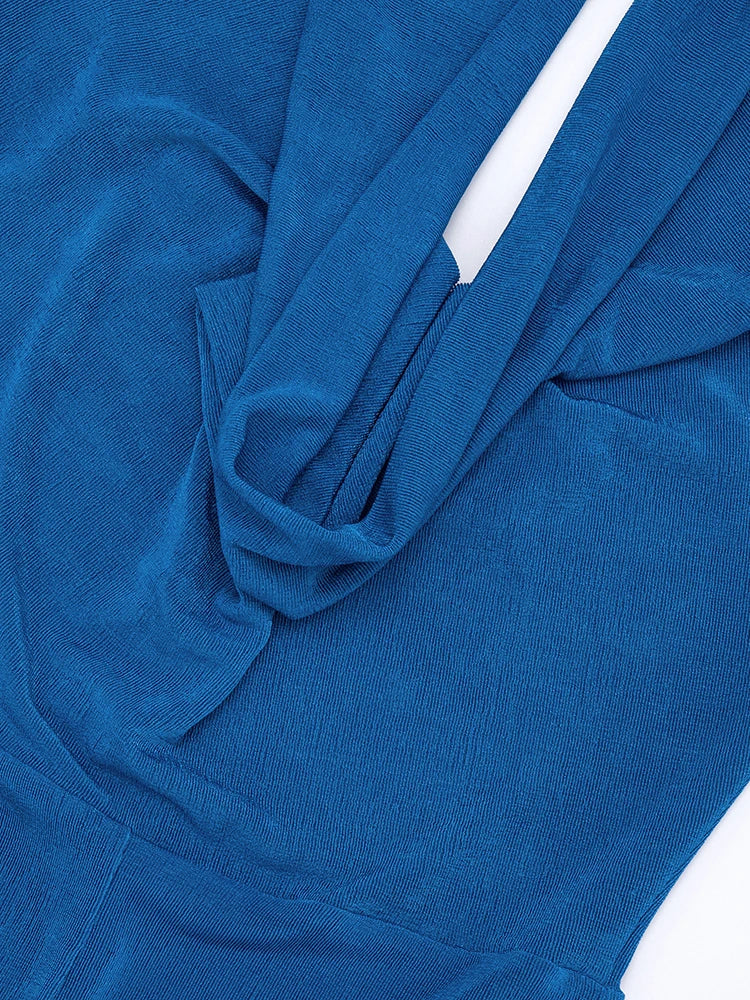 Sexy Swing Collar Playsuits Women Velvet Bandage Halter Backless Backless Tight Streetwear Stretch Workout Romper