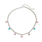Sweet Colorful Rhinestones Pendant Choker Necklace for Women Cute Adjustable Clavicle Chain Y2K Jewelry Accessories