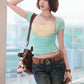 T-Shirt+Camisole 2Piece Set Women Trend Hottie Low-Neck Short Sleeve Stretch Fashion Casuals Classic Party Streetwear