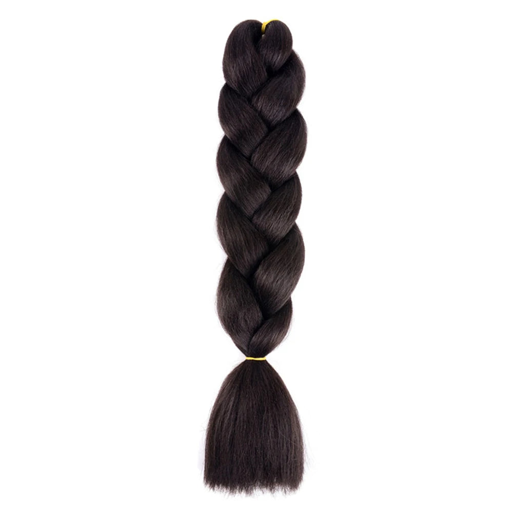 24 Inch Jumbo Braids Extensions Synthetic Braiding Hair Afro Ombre Color kanekalon Hair for Children Braid