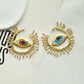 Baroque Style Vintage Resin Big Eyes Dangle Earrings For Women Jewelry New Arrival Fashion Exaggerated Lady Ears' Accessories