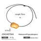 Trendy Stainless Steel Waterproof Irregular Geometric Metal Wax Rope Necklace Gold Silver For Women Jewelry Gift