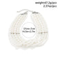 Vintage Imitation Pearl Multi-Layer Necklace Oval Beasds Choker Elegant Collar for Women's Chain Jewelry Accessories Party Gift