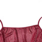 Spaghetti Strap Backless Ruched Maxi Dress Burgundy Black Sparkling Birthday Dresses Luxury Evening Gown