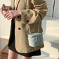 Mini Denim Crossbody Bags for Women 2026 Lingge Chains Shoulder Bag Fashion Brands Box Bag Lipstick Coins Purses and Handbags