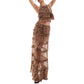 2 Piece Skirt Set for Women Lace Up Back Tank Tops Tie Up High Waist Long Skirts Outfits Fairy Vacation Cottage Dress