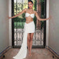 White Two Piece Outfits Women Summer Beach Vacation Halter Top and Mini Skirt Sets Sexy Clubwear Birthday