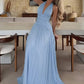 Women Halter Deep V Neck Sexy Maxi Dress Sleeveless Backless Long Dress Waist Wrap Ruched Flowy Party Evening Dresses