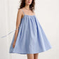 Women's Mini Cami Dress Stylish Sleeveless Spaghetti Strap Dress White with Black Circles Print Summer Beach Sun Dress