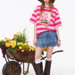 Women's Striped Cake Graphic Oversized T-Shirt, Cute Cherry Print Casual Tee, Y2K Aesthetic Short Sleeve Summer Top
