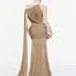 Inclined Shoulder See Through Hem Maxi Dress Women Folds Long Tassel Sleeveless Elegant Vacation Prom Party Chic Vestidos