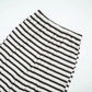 Casual Striped Long Sleeve 2 Piece Sets Women Outfit Wide Leg Pants and Crop Top Matching Sets Brunch Outfit