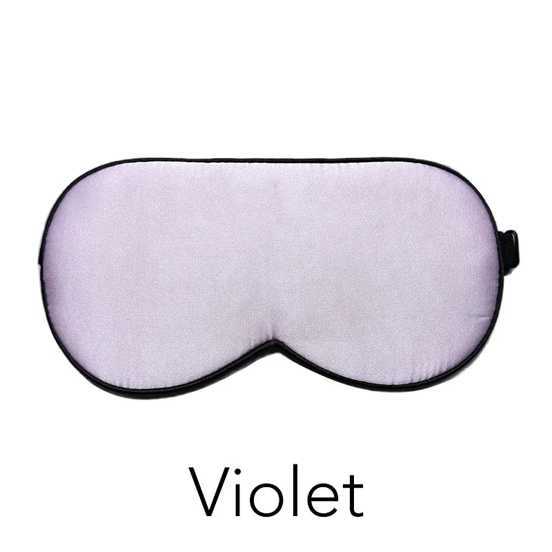 100% Real Mulberry Silk Sleep Mask Eye Covers for Sleeping Blindfold with Adjustable Strap Comfortable Super-Smooth