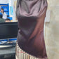 Women's Summer Fashion High Neck Asymmetrical Fringed Tanks Tops Sleeveless Solid Color Ruched Tassel Hem Slim Fit Vests
