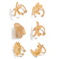 1PC Simple Metal Starfish Flower Ear Cuff for Women Non Piercing Fake Cartilage Moon Scallop Clip Earrings Jewelry Gift