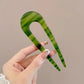 U-Shaped Hair Fork Fashion Tortoiseshell Acetate Hairpin Women Geometric Headwear Hair Sticks Girls New Hair Clips Accessories