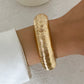 2025 Trendy Stacking Resin Bangles for Women Men Hip Hop Irregular Chunky Cuff Bracelets Charm Accessories Jewelry