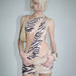 Print Asymmetric Cut Out Backless Mini Dress Rave Festival Outfit Women Club Wear Sexy Summer Dresses 2026