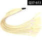 Synthetic Colored Braided Ponytail Hair Extension Rainbow Color Braids Pony Tail With Elastic Band Girl's Pigtail