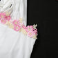 Flower Applique Backless Dress Women Sexy  Hollow Cross Halter Bandages Sleeveless Fashion Vacation Party Bodycon