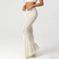 Low-rise Lace Flare Trousers See Through Bell Bottom Pants Woman Clothing Fall 2026