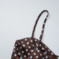 Polka Dot Sleeveless Backless Maxi Dress French Style Elegant Summer Dresses for Woman 2026