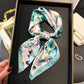 70*70cm Design Print Scarf Women Silk Scarves Bandana Hijab Neckerchief Shawl Kerchief Hair Band Foulard Luxury