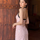 Sequin Dress Women Hlater Backless Sleeveless Skinny Patchwork Zipper Summer Sweet Midnight Chic Fashion Mini Bodycon