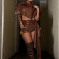 Irregular PU Leather Skirt Two Piece Set Women Sleeveless Short Top And Mini Skirt Matching Sets Elegant Sexy Dress Set