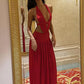 Halter Deep V Neck Backless Sexy Maxi Dress Women Elegant Off-shoulder Sleeveless Bodycon Club Party Long Dress Female