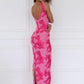 Elegant Floral Print Sexy Maxi Dress For Women Embroidered Applique Tank Dress Femme Bodycon Club Party Long Dress