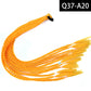 Synthetic Colored Braided Ponytail Hair Extension Rainbow Color Braids Pony Tail With Elastic Band Girl's Pigtail