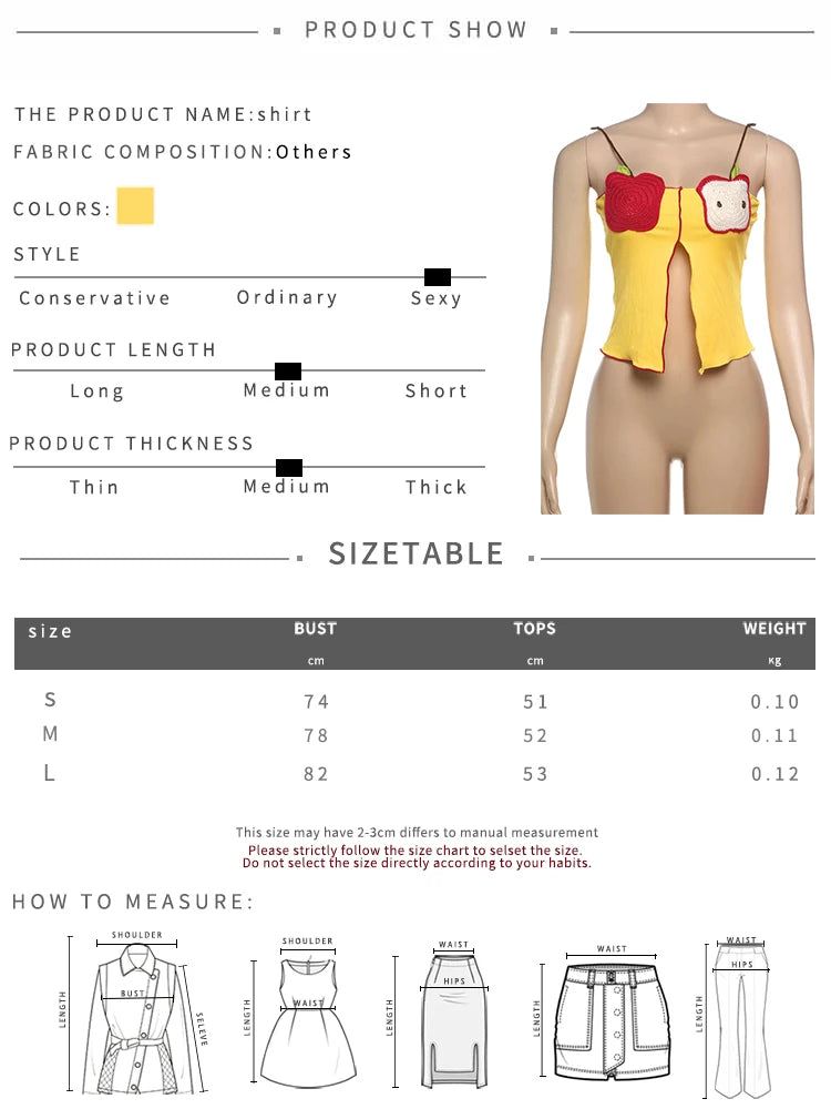 Cartoon Style Camisole Women Fashion Patchwork Backless Skinny Splits Hem 2025 New Trend Arrive Elegant Streetwear