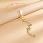 2025 Fashion Retro Square Long Tassels Pendant Necklace Women's Creative Minimalist Geometric Party Banquet Jewelry