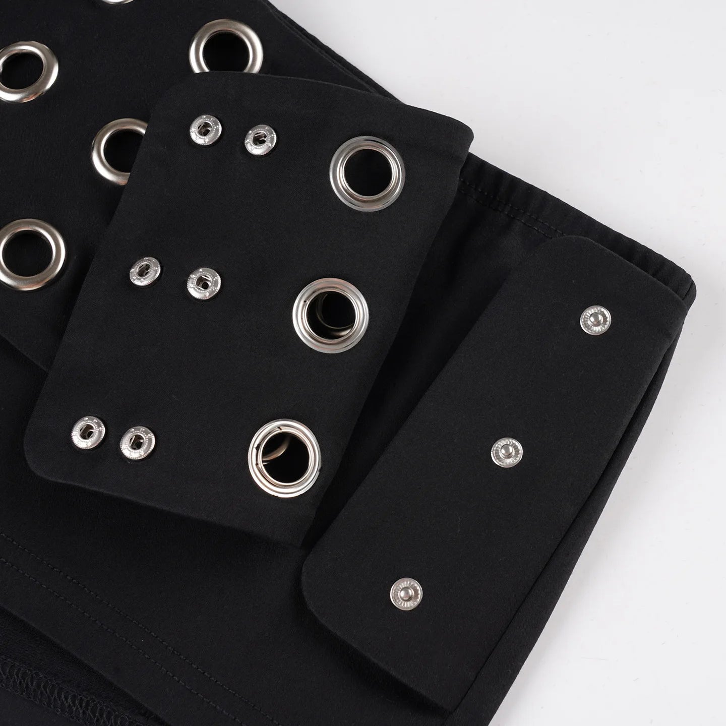 Hipster Sexy Hollow Metal Women 2 Piece Set Hipster Luxury Strapless Tops+Shorts Matching Streetwear Skinny Slim Outfits