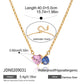 Y2K Patchwork Chain Design Stainless Steel Necklace Paperclip + Glossy Pentagram Cross with Zirconia Pendant Necklace